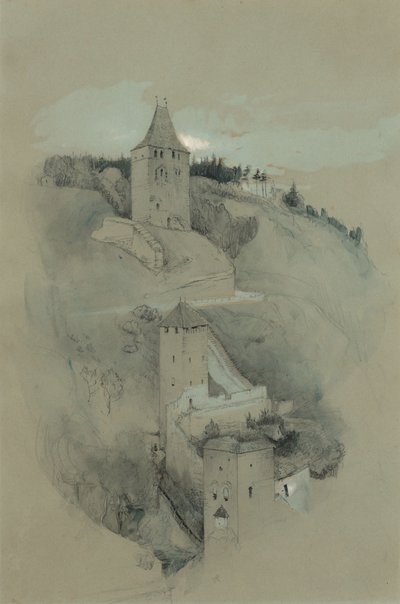 Fribourg tornyai, Svájc alkotó: John Ruskin