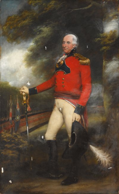 Thomas Lloyd alezredes, a Leedsi Önkéntesek ezredese, 1801 alkotó: John Russell