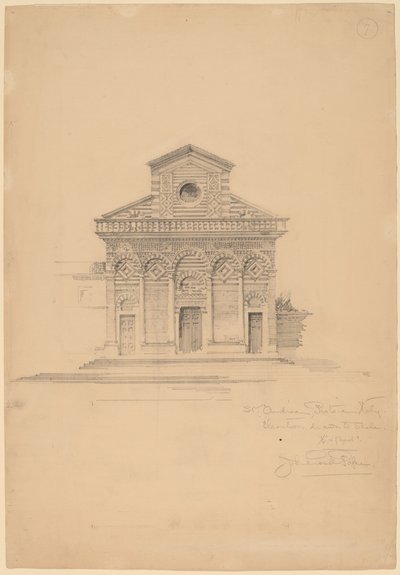 St. Andrea, Pistoia alkotó: John Russell Pope