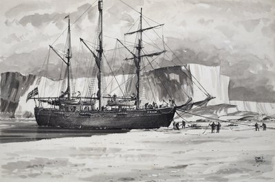 The Fram (gouache, papír) alkotó: John S. Smith