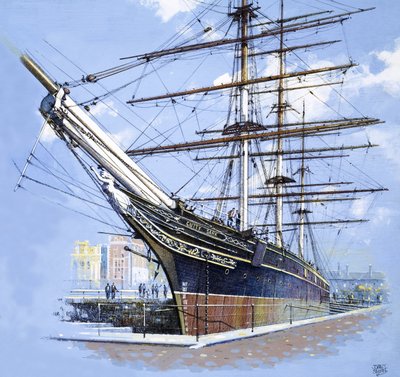 A Cutty Sark teaklipper alkotó: John S. Smith