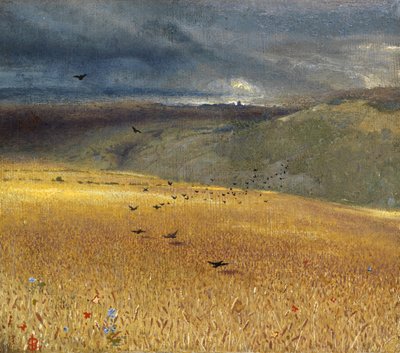 Búzamező alkotó: John Samuel Raven