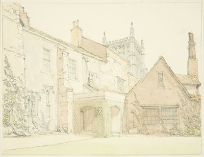 South Front Prebendal House Lower College Greenben alkotó: John Sanders