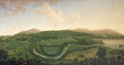 Taymouth északról, 1755 alkotó: John Sanger