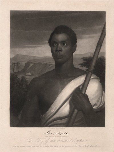 Cingue, az Amistad foglyok főnöke alkotó: John Sartain