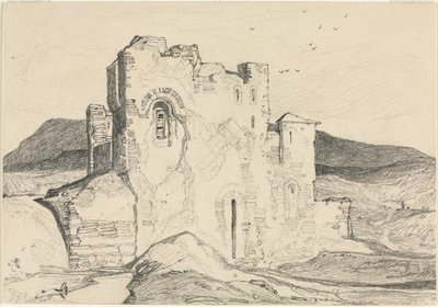 Egy kastély Normandiában alkotó: John Sell Cotman
