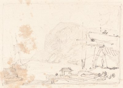 Száraz dokk alkotó: John Sell Cotman