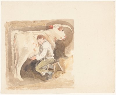 Fiú tehenet fej alkotó: John Sell Cotman