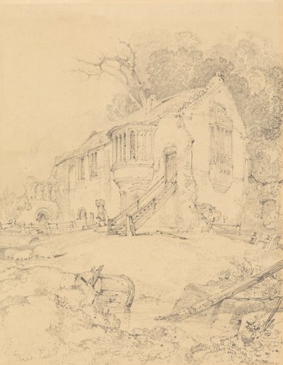 Castle Acre Priory, Norfolk alkotó: John Sell Cotman