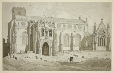 Cley Church, Norfolk alkotó: John Sell Cotman
