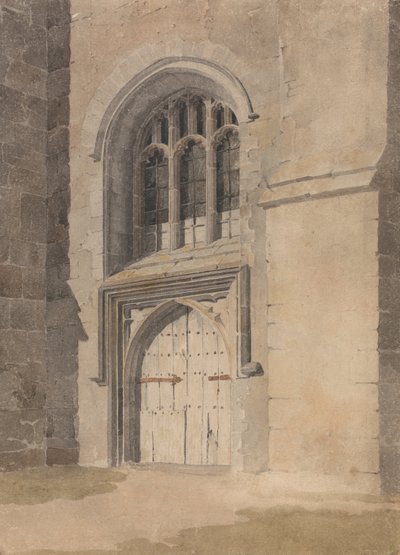 Egy templom ajtaja és ablaka alkotó: John Sell Cotman