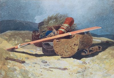 Fish Swills and Rudder, 1809 (ceruza, wc papíron) alkotó: John Sell Cotman