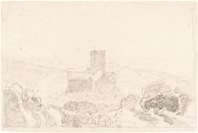 Táj templommal alkotó: John Sell Cotman