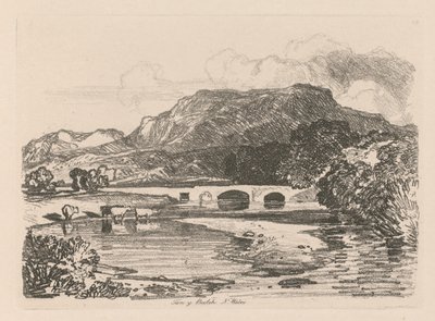 Liber Studiorum: Plate 14, Tan-y-Bwlch, Merionethshire, North Wales, 1838. alkotó: John Sell Cotman