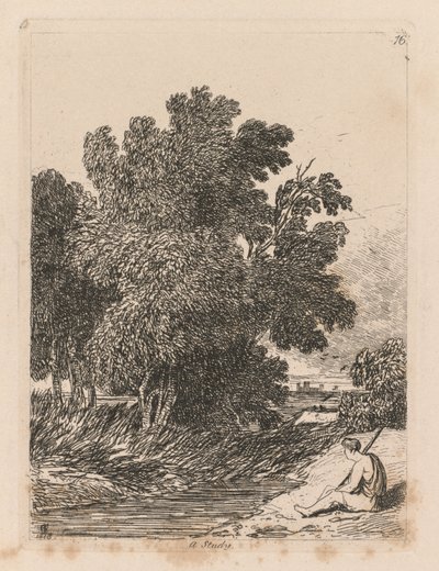 Tanulmányok könyve: 16. tábla, Egy tanulmány, 1838 alkotó: John Sell Cotman