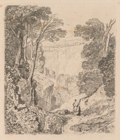 Liber Studiorum: 2. tábla, Clifton képe, 1838 alkotó: John Sell Cotman