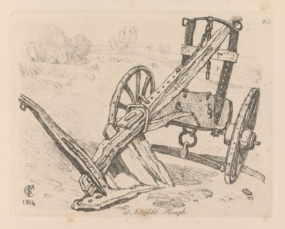 Tanulmánykönyv: 43. tábla, A norfolki eke alkotó: John Sell Cotman