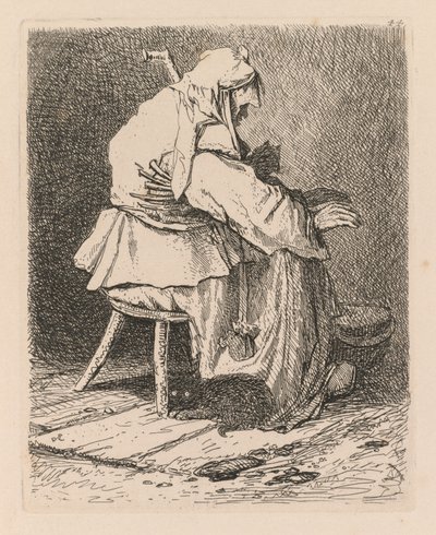 Liber Studiorum: 44. tábla, Rembrandt utáni vázlat alkotó: John Sell Cotman
