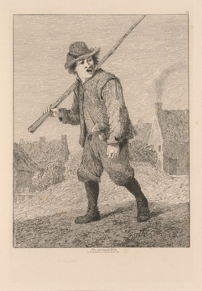 Liber Studiorum: 46. tábla, Vázlat Teniers után alkotó: John Sell Cotman