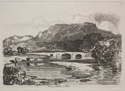 Tanulmányok könyve: Tan y Beolch, Észak-Wales alkotó: John Sell Cotman