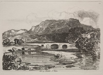 Tanulmányok könyve: Tan y Beolch, Észak-Wales, 1838 alkotó: John Sell Cotman