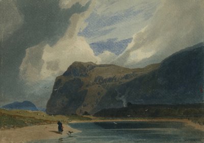 Hegyi jelenet Walesben, 1810 (wc papír) alkotó: John Sell Cotman
