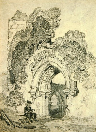 Román kori rom (ceruza, papír) alkotó: John Sell Cotman