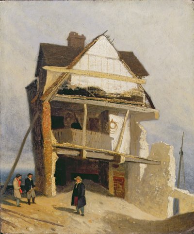 Romos ház, 1807–1810 körül (olaj, malomdeszka a panelre szerelve) alkotó: John Sell Cotman