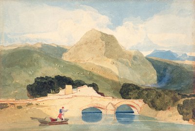 Tan-y-Bwlch (akvarell papíron) alkotó: John Sell Cotman