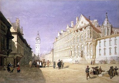 A Hotel de Ville, Gent alkotó: John Sell Cotman