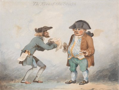 A részvények felemelkedése (Egy a háromból) alkotó: John Sell Cotman