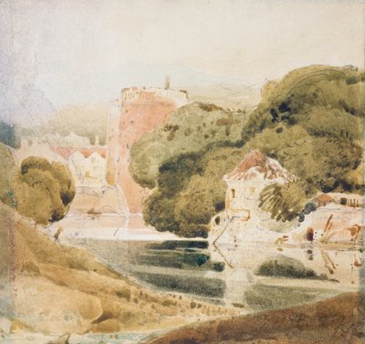 The Water Gate, York (akvarell, papír) alkotó: John Sell Cotman