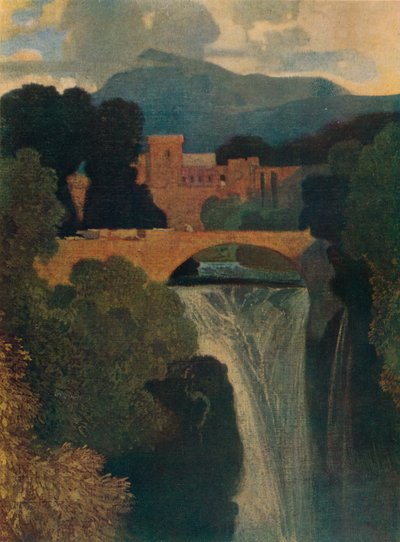 A vízesés, 1807, 1923 alkotó: John Sell Cotman