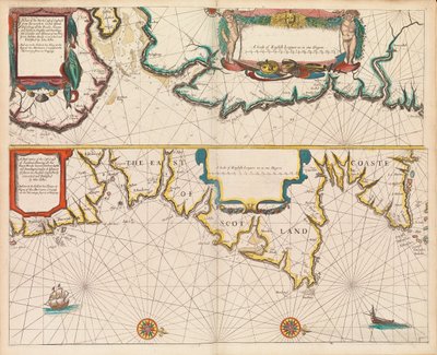Az angol révész első könyve: az északi hajózás leírása, 1671 körül (papír) alkotó: John Seller