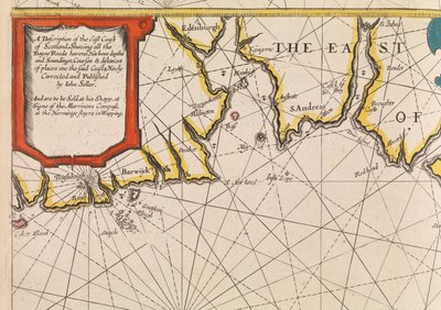 Az angol révész első könyve: az északi hajózás leírása, 1671 körül (papír) alkotó: John Seller