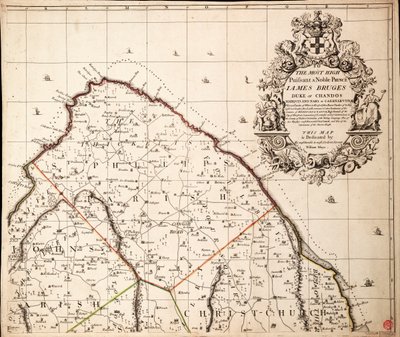 Barbados szigetének új és pontos térképe Amerikában, William Mayo 1717-1721 között végzett felmérése szerint. alkotó: John Senex