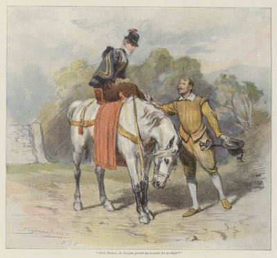 Denise szíve (chromolitho) alkotó: John Seymour Lucas