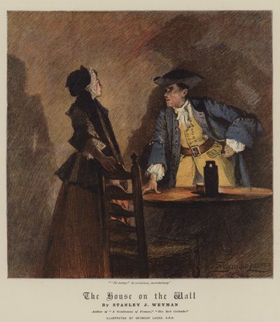 Ház a falon (chromolitho) alkotó: John Seymour Lucas