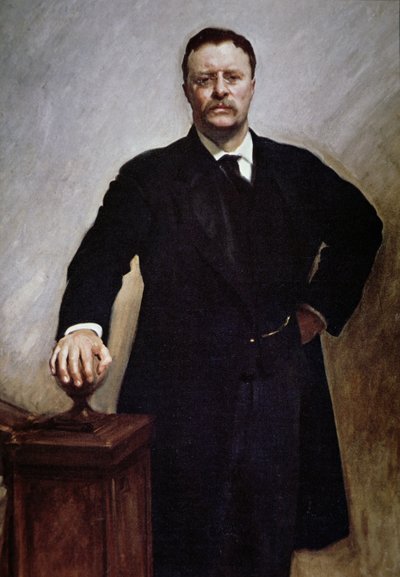 Theodore Roosevelt (színes litó) alkotó: John Singer (after) Sargent
