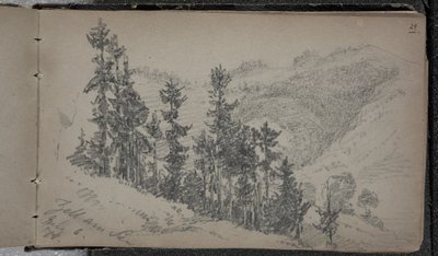 Alpesi táj, Zell am See, Ausztria alkotó: John Singer Sargent
