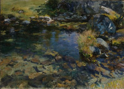Alpesi medence, 1907 alkotó: John Singer Sargent