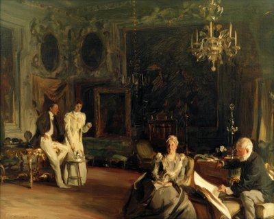 Egy belső Velencében alkotó: John Singer Sargent