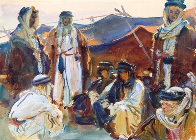 Beduin tábor, 1905-06 (wc papíron) alkotó: John Singer Sargent