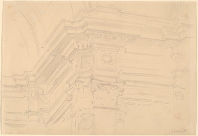 Royal Chapel Entablature, Granada, 1912. alkotó: John Singer Sargent