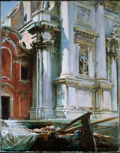 St. Stae templom, Velence, 1913 alkotó: John Singer Sargent
