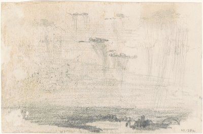 Felhők [verso], 1870-1872. alkotó: John Singer Sargent