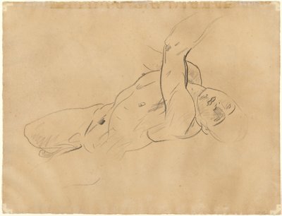 Eső férfi akt [verso] alkotó: John Singer Sargent