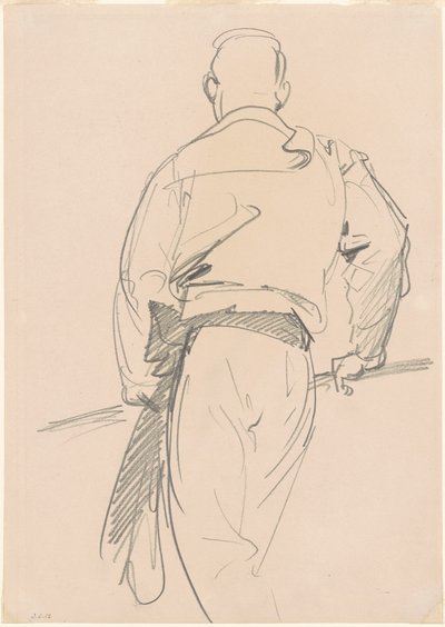 Gondolier, Velence, 1912. alkotó: John Singer Sargent