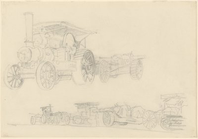 Fegyverkocsik, Franciaország, 1918. alkotó: John Singer Sargent