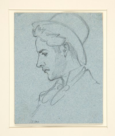 Egy fiatalember feje alkotó: John Singer Sargent